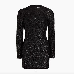 FRAME Sequin Embellished Long-Sleeve Mini dress- Sz Small *BNWT*